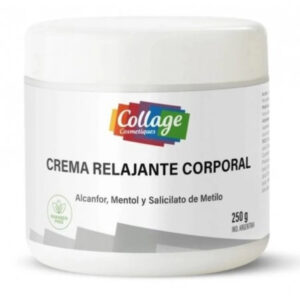 Crema RELAJANTE CORPORAL con Alcanfor, Mentol y Salicilato de Metilo 250ml