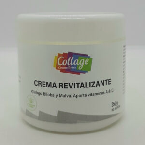 Crema REVITALIZANTE con Ginkgo Biloba y Malva. Aporta Vit. A&C 250ml