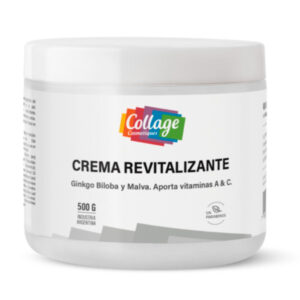 Crema REVITALIZANTE con Ginkgo Biloba y Malva. Aporta Vit. A&C 500ml