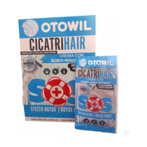 Baño de Crema Keratina & Acido Hialuronico Cicatrihair sobre de 25gr