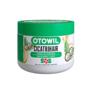 Baño de crema Keratina & Macadamia Cicatrihair pote x 250gr